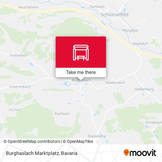 Burghaslach Marktplatz map