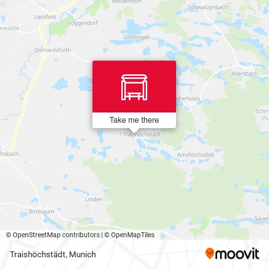 Карта Traishöchstädt