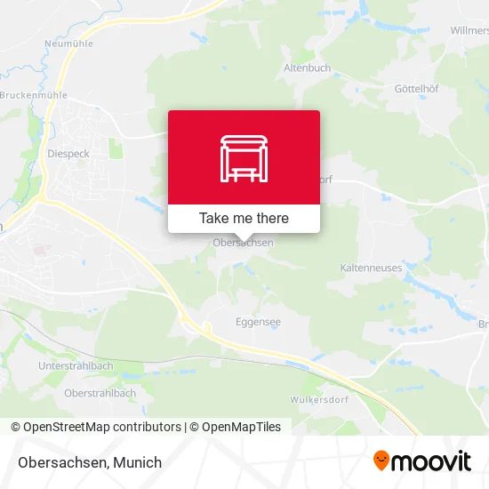 Карта Obersachsen