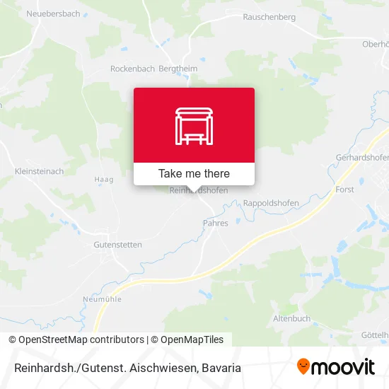 Карта Reinhardsh. / Gutenst. Aischwiesen