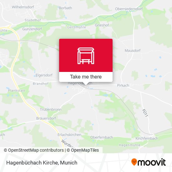 Hagenbüchach Kirche map