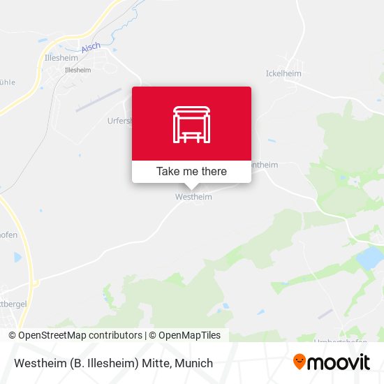 Westheim (B. Illesheim) Mitte map