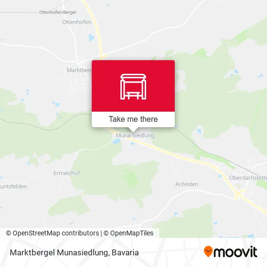 Карта Marktbergel Munasiedlung