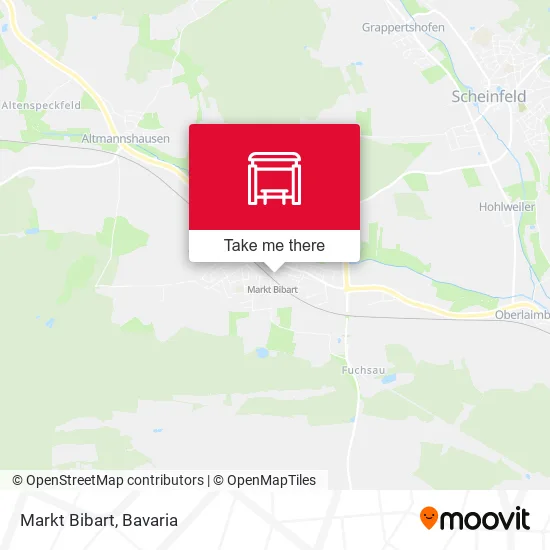 Карта Markt Bibart
