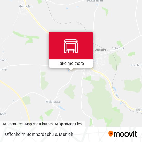 Uffenheim Bomhardschule map