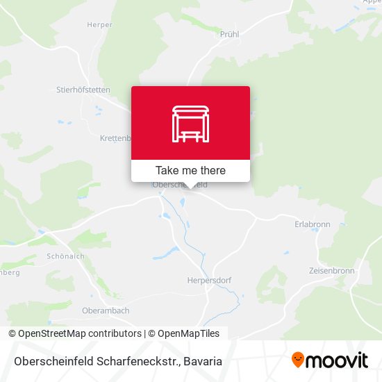 Oberscheinfeld Scharfeneckstr. map