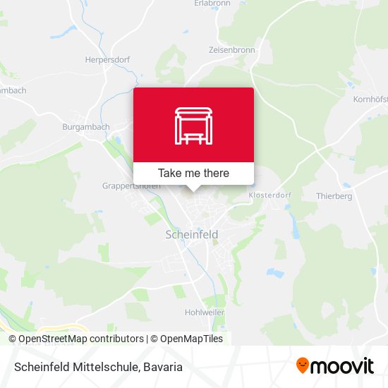 Scheinfeld Mittelschule map
