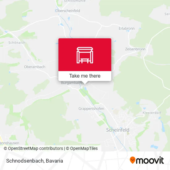 Карта Schnodsenbach