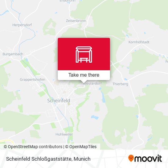 Scheinfeld Schloßgaststätte map