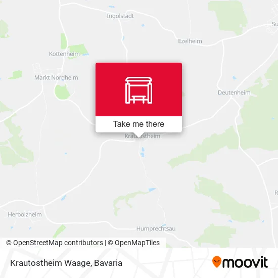Карта Krautostheim  Waage