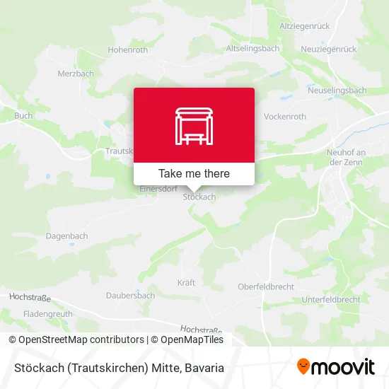 Карта Stöckach (Trautskirchen) Mitte