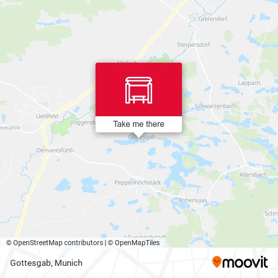 Карта Gottesgab