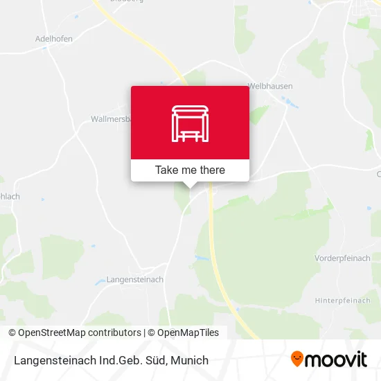 Карта Langensteinach Ind.Geb. Süd