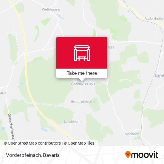 Карта Vorderpfeinach