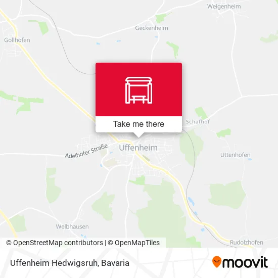 Карта Uffenheim Hedwigsruh