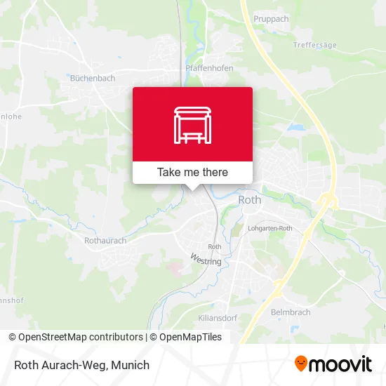 Карта Roth Aurach-Weg