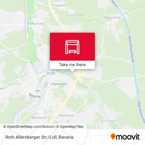 Карта Roth Allersberger Str./Lidl