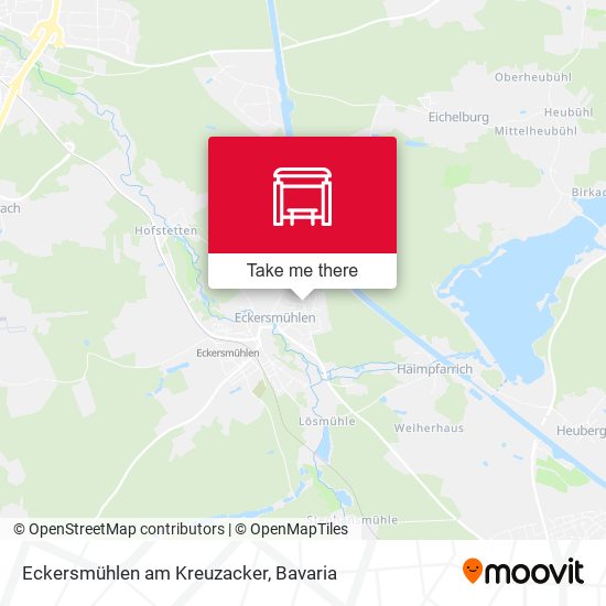 Карта Eckersmühlen am Kreuzacker