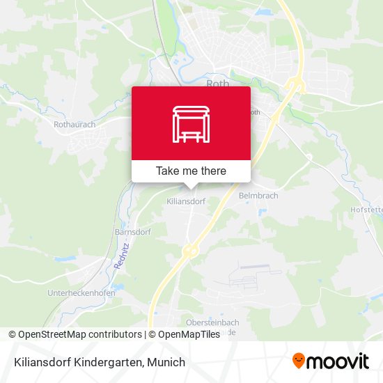 Kiliansdorf Kindergarten map