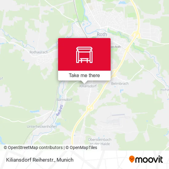 Карта Kiliansdorf Reiherstr.