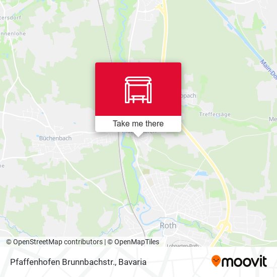 Pfaffenhofen Brunnbachstr. map
