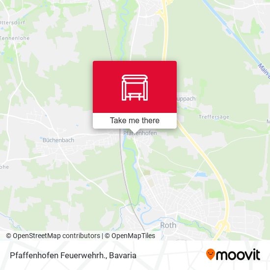Pfaffenhofen Feuerwehrh. map
