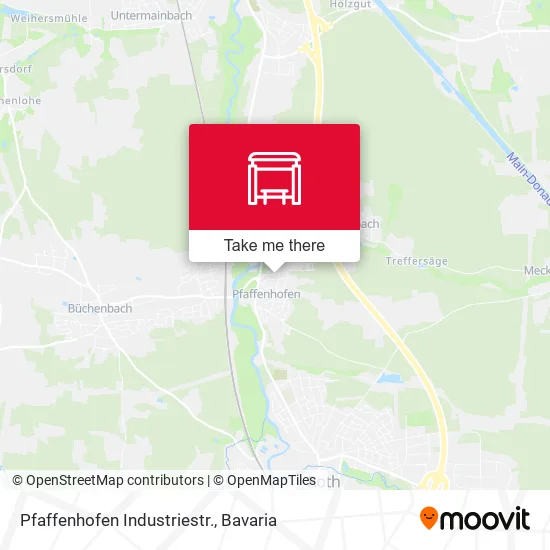 Карта Pfaffenhofen Industriestr.