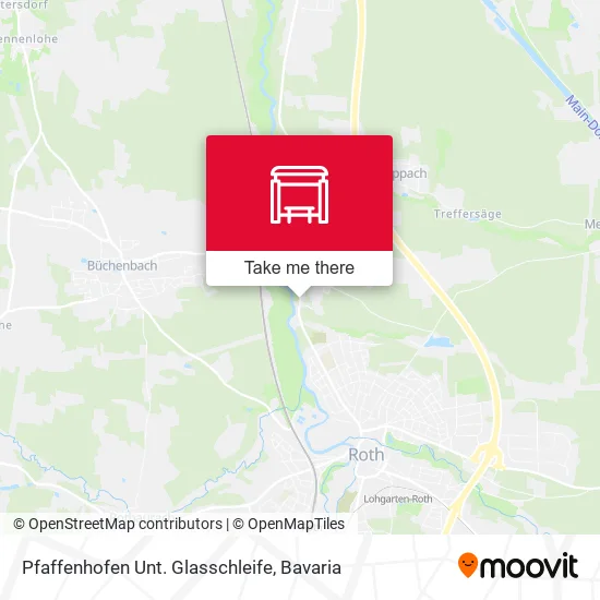 Карта Pfaffenhofen Unt. Glasschleife