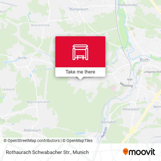 Rothaurach Schwabacher Str. map