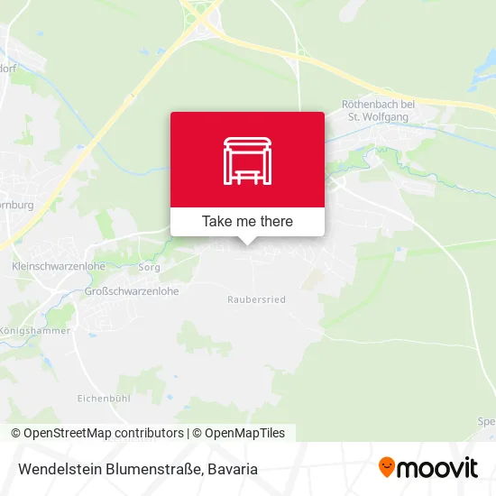 Карта Wendelstein Blumenstraße
