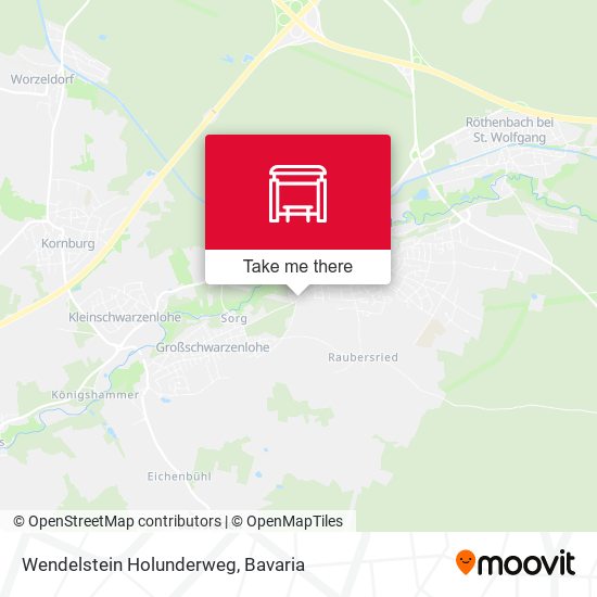Карта Wendelstein Holunderweg