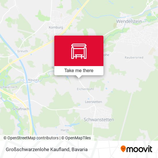 Großschwarzenlohe Kaufland map