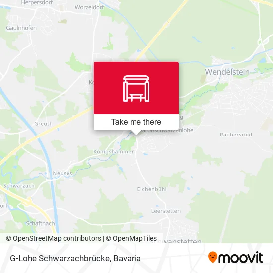 Карта G-Lohe Schwarzachbrücke