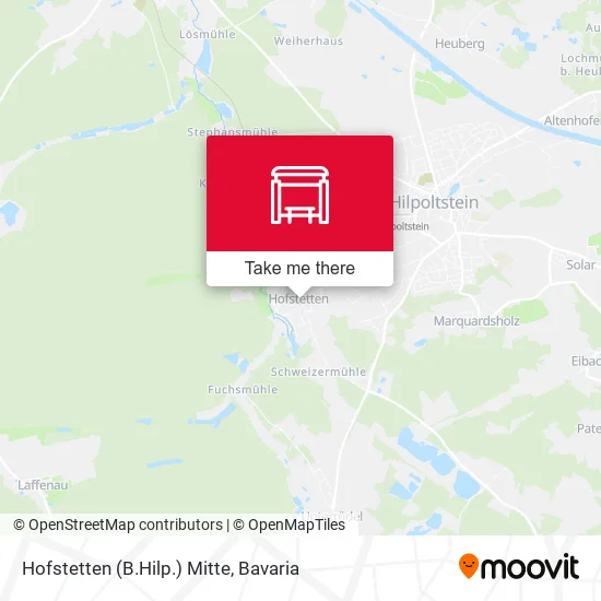 Карта Hofstetten (B.Hilp.) Mitte