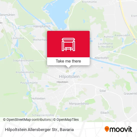 Карта Hilpoltstein Allersberger Str.