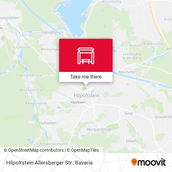 Карта Hilpoltstein Allersberger Str.