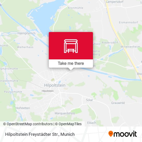 Hilpoltstein Freystädter Str. map