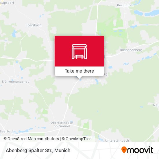 Abenberg Spalter Str. map
