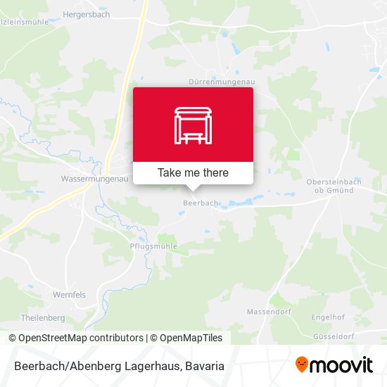 Beerbach/Abenberg Lagerhaus map