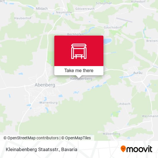 Kleinabenberg Staatsstr. map