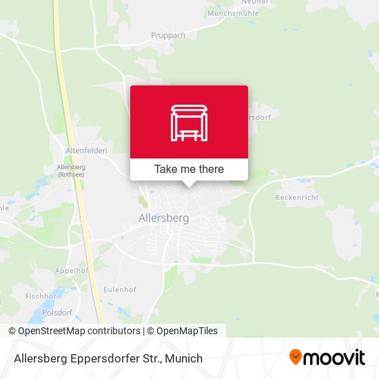 Карта Allersberg Eppersdorfer Str.