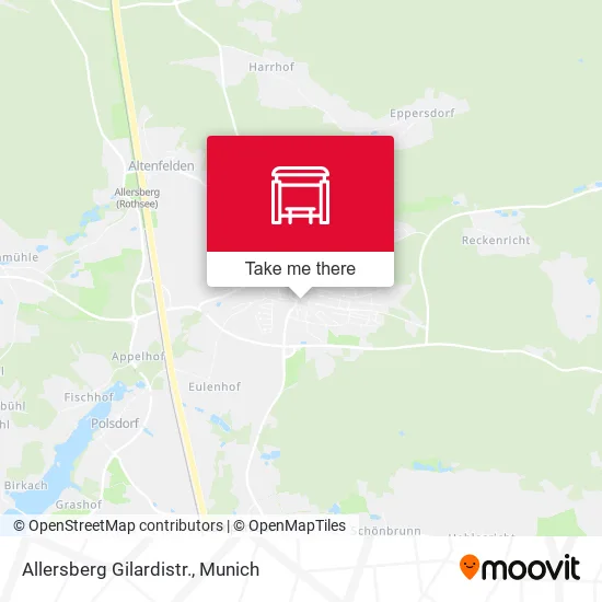 Карта Allersberg Gilardistr.