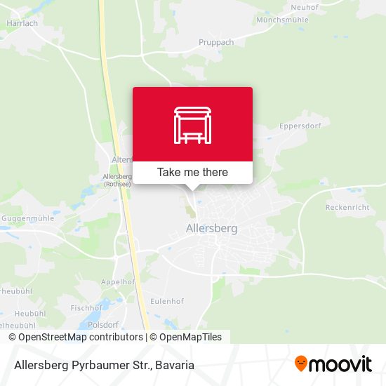 Allersberg Pyrbaumer Str. map