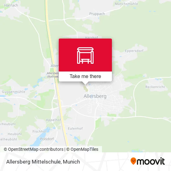 Карта Allersberg Mittelschule