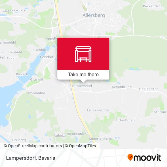 Lampersdorf map