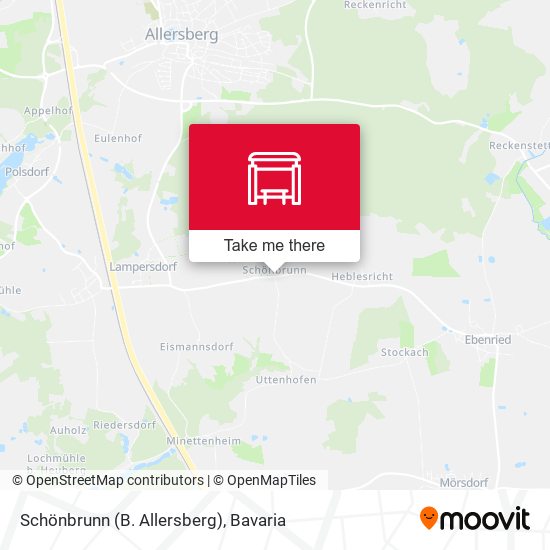Schönbrunn (B. Allersberg) map