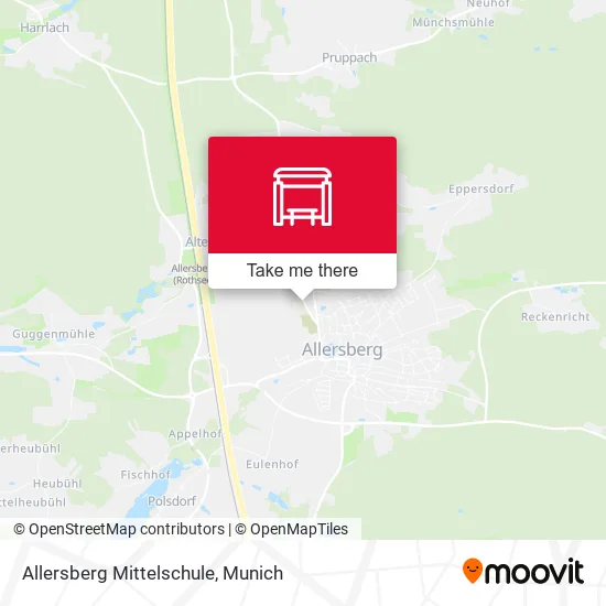 Карта Allersberg Mittelschule