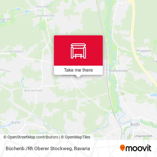 Карта Büchenb./Rh Oberer Stockweg