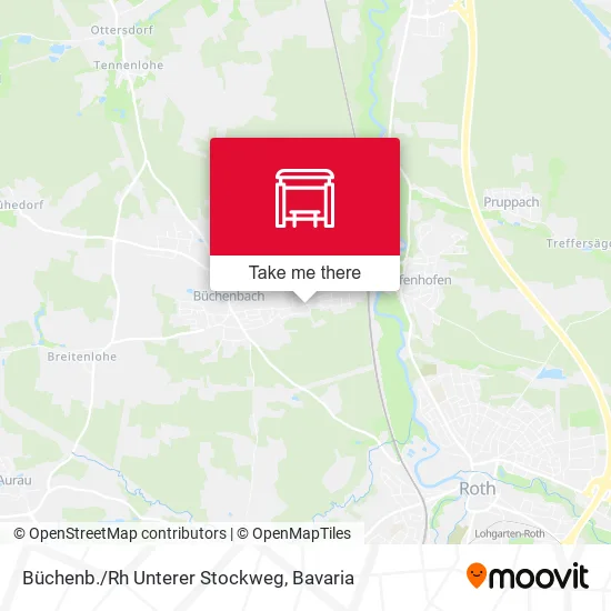 Карта Büchenb./Rh Unterer Stockweg