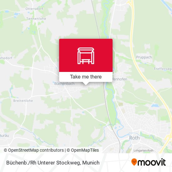 Büchenb./Rh Unterer Stockweg map